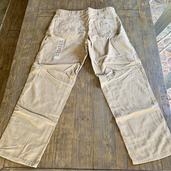 NWT Carhartt FR Midweight Canvas Jean (38 X 32) - Picture 2 of 7